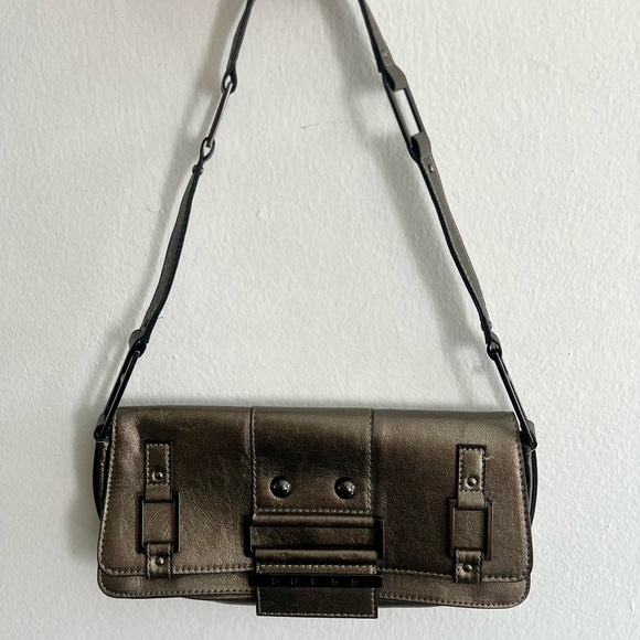 Vintage Guess Metallic Shoulder Bag - Picture 1 of 9